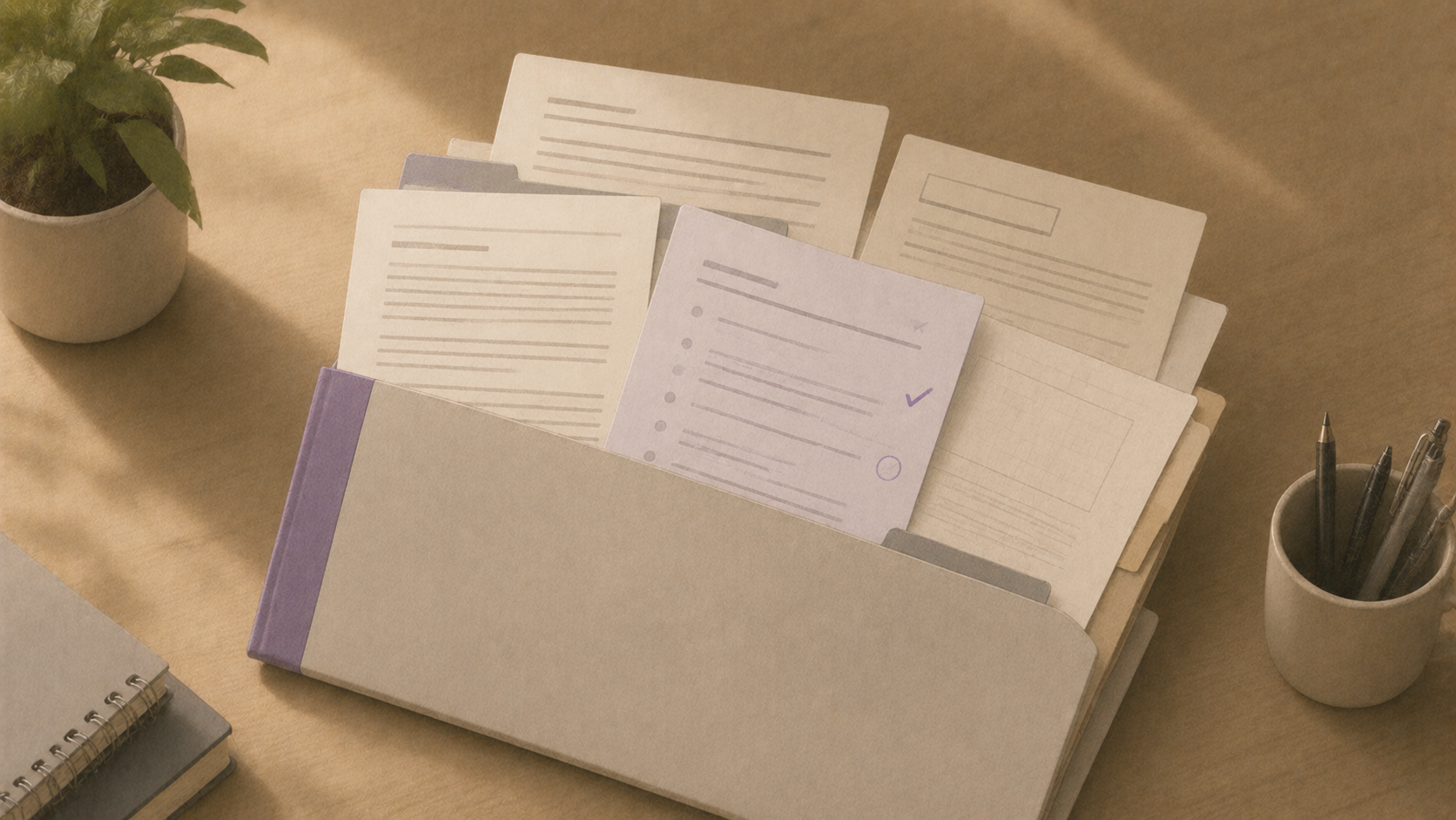 Carpeta de Escritura con plantillas reutilizables