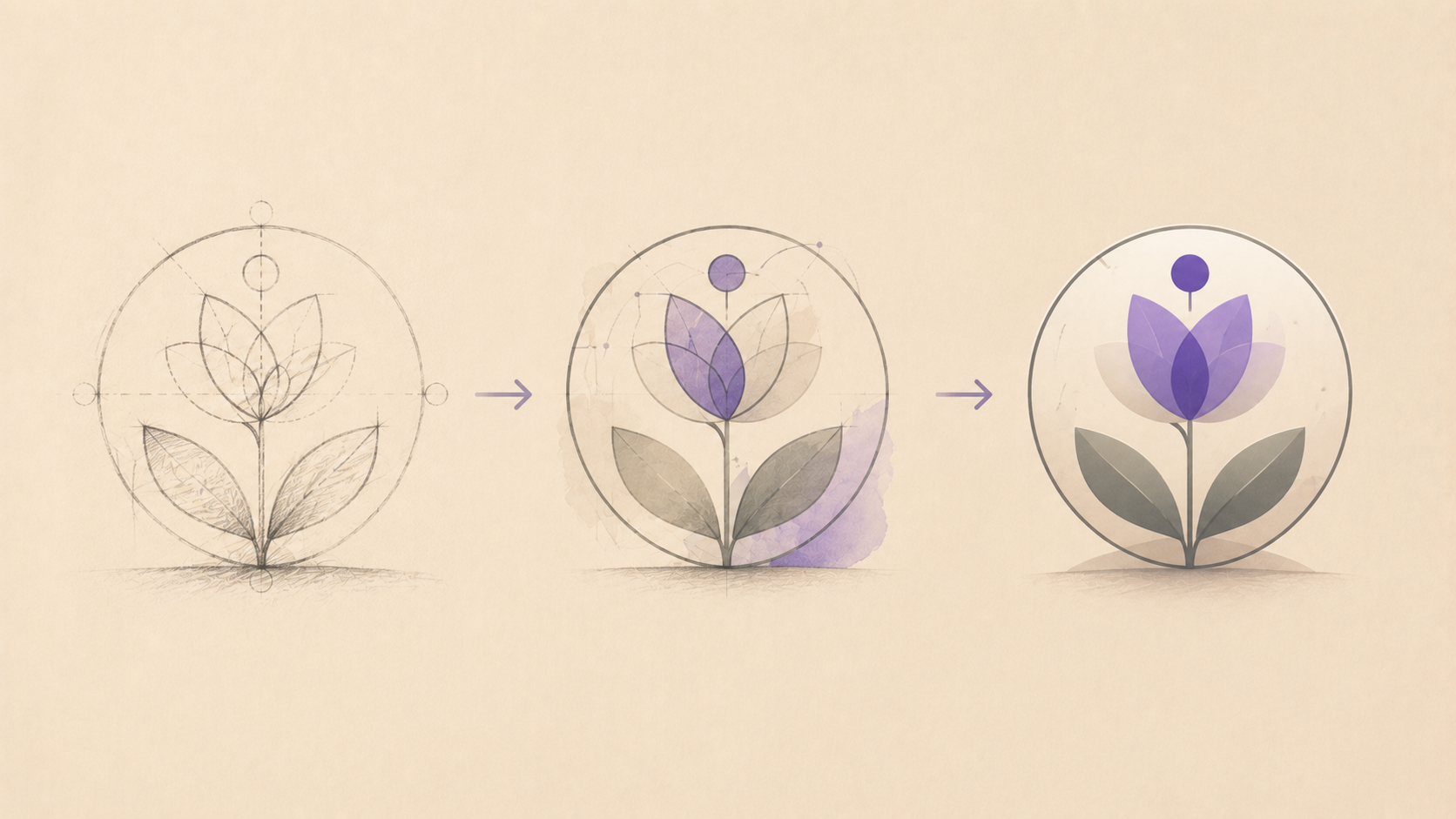 Evolución de una idea desde boceto hasta versión final