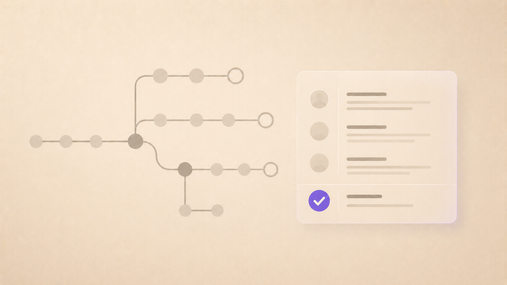 Pull request en GitHub con historial de commits sobre una plantilla de prompt